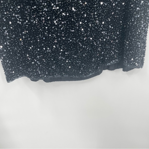 Laurence Kazar Black Sequin Blouse - Picture 7 of 8